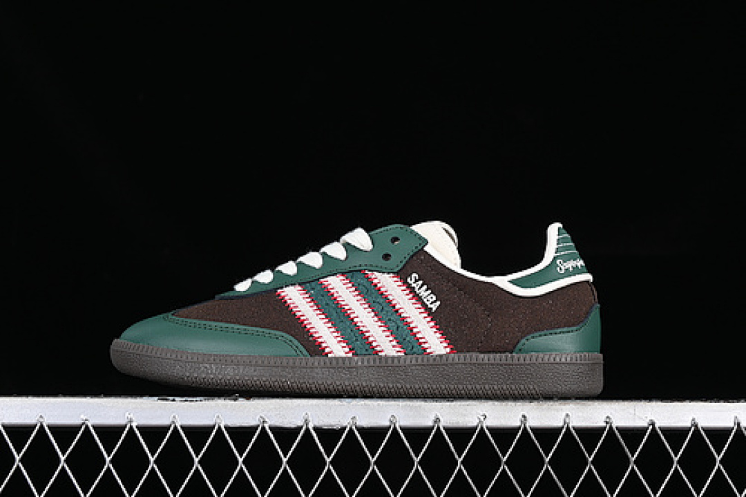 Adidas Adidas SAMBA OG WHITE/BLACK/GREEN/RED · ID6022, photo 1