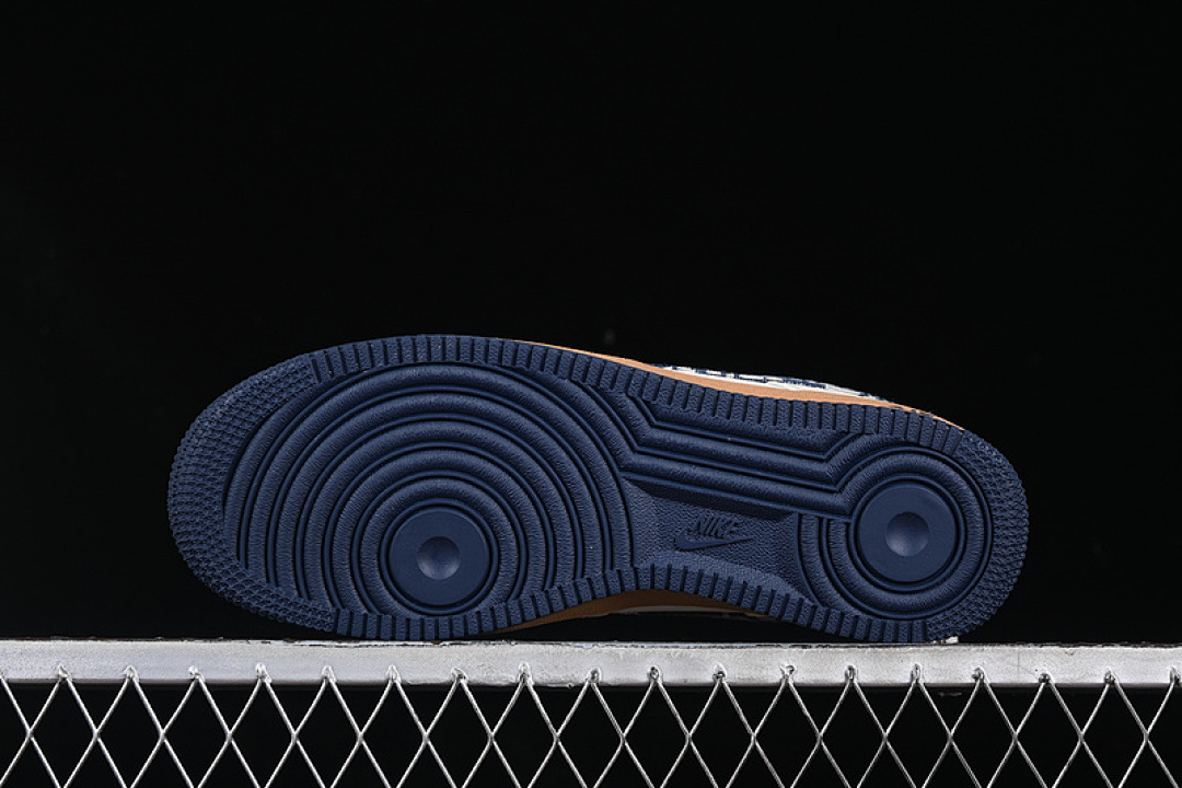 Nike [KK1988-052]-[AIR FORCE 1 07 LOW WHITE/GREY/BLUE/BROWN]-[WOMAN:36-39]-[MAN:40-45] - Image 15