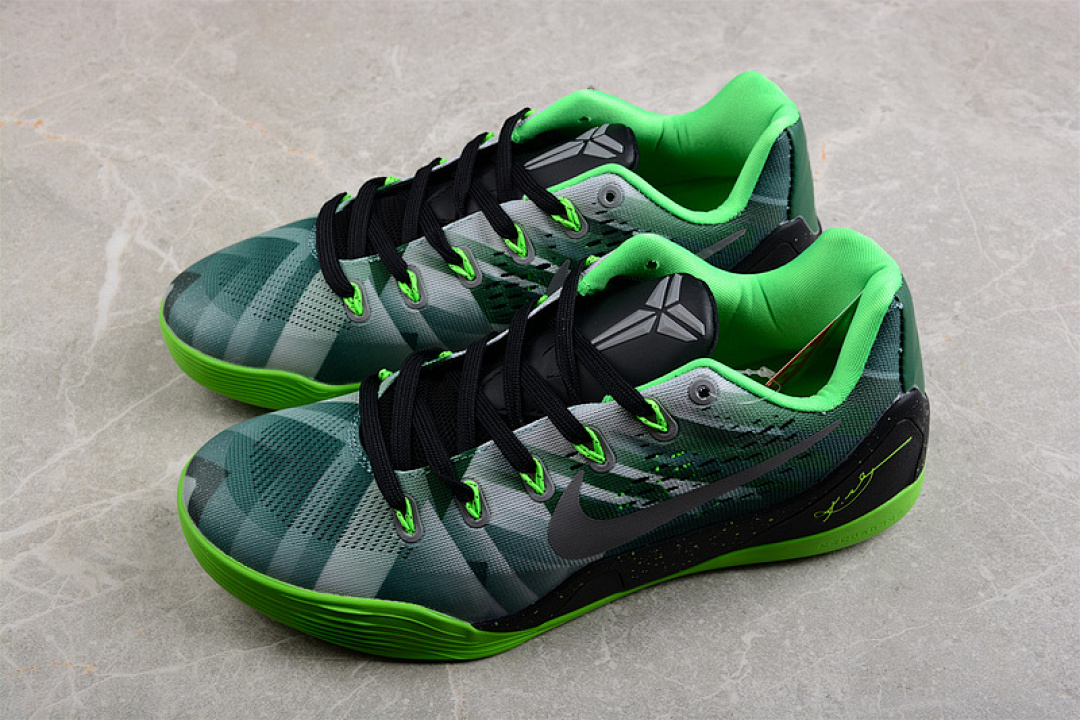 Nike [652908-303]-[KOBE 9 EM PRM GORGE GREEN/METALLIC SILVER-ELECTRIC GREEN]-[MAN:40-46] - Image 10