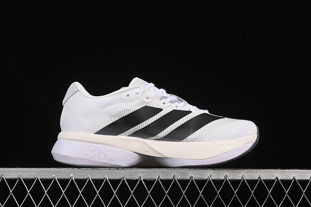 On Running [JS4939]-[ADIZERO BOSTON 13 WHITE/BLACK]-[WOMAN:36-39]-[MAN:40-46] - Image 16