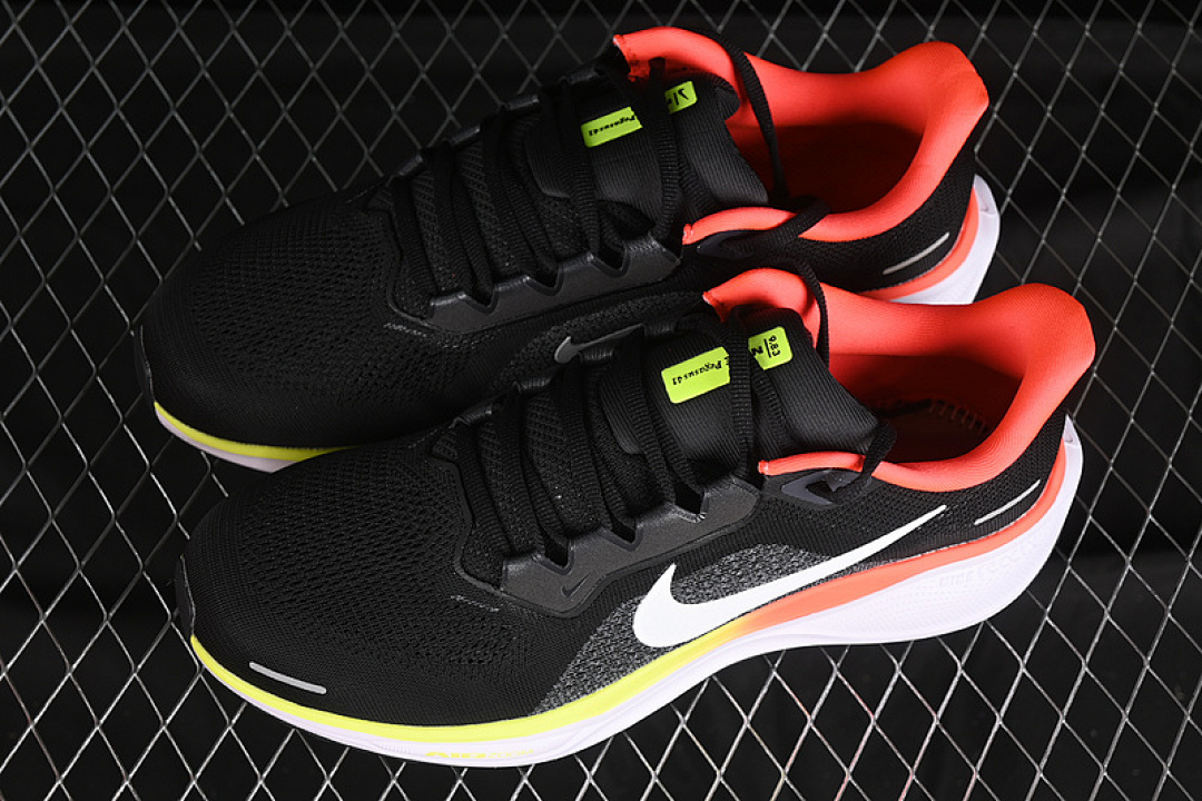 Nike [HQ1564-016]-[AIR ZOOM PEGASUS 41 BLACK/WHITE/BRIGHT CRIMSON/NEON YELLOW/BLACK]-[MAN:39-45] - Image 12