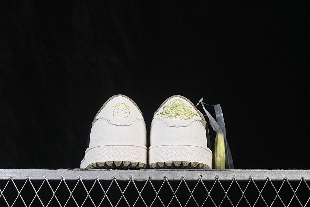 Jordan [FZ3124-200]-[JORDAN 1 RETRO LOW GOLF NEUTRAL OLIVE/BROWN-WHITE]-[WOMAN:36-39]-[MAN:40-48.5] - Image 14