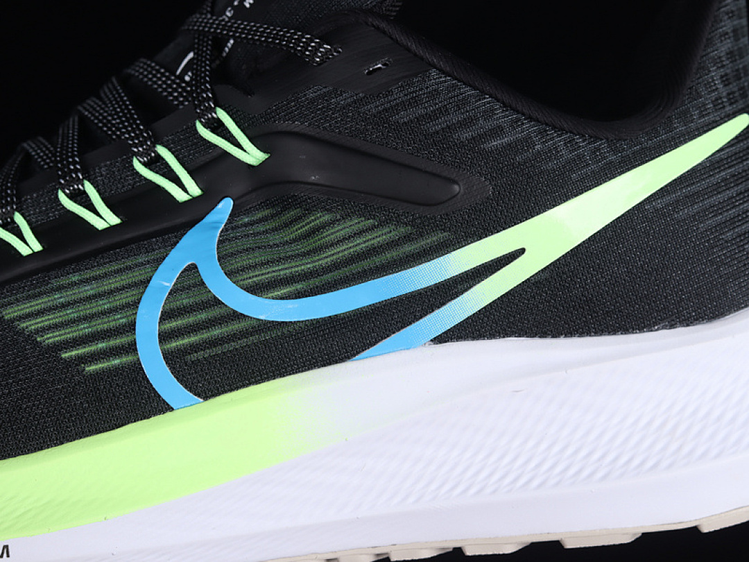 Nike [DO7435-900]-[AIR ZOOM PEGASUS 39 BLACK/WHITE/GREEN]-[MAN:39-45] - Image 7