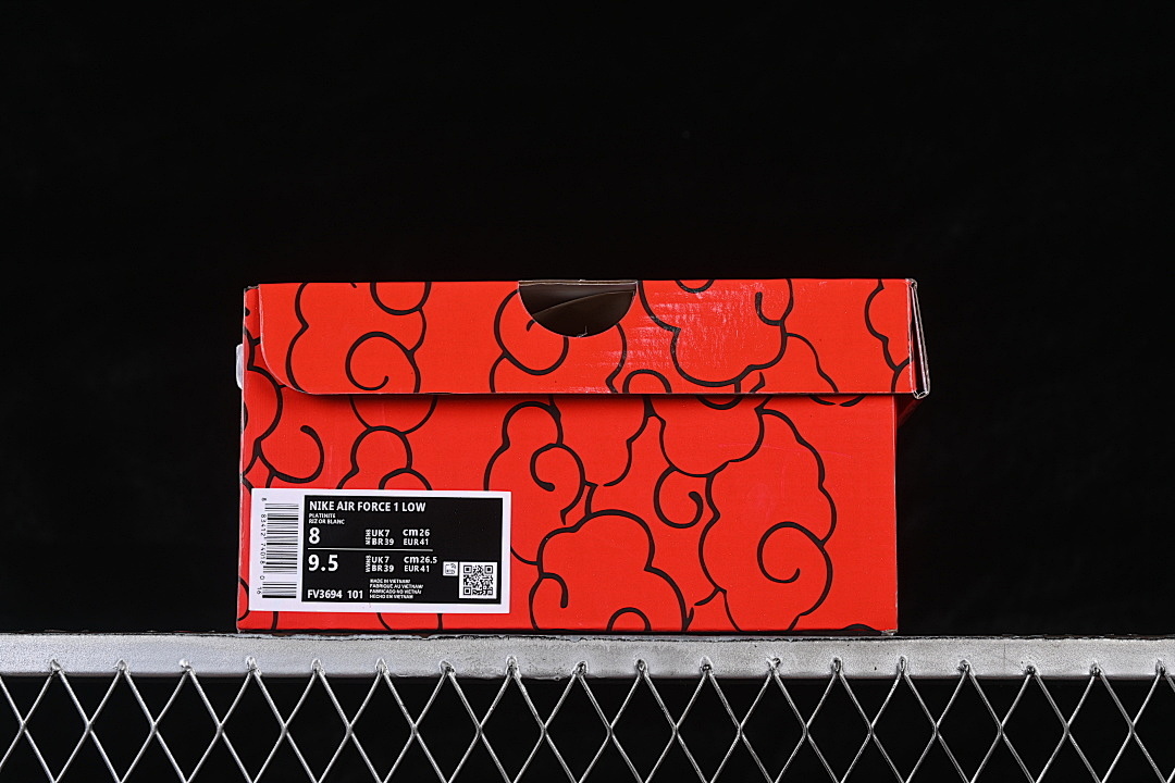 Nike [FV3694-101]-[AIR FORCE 1 07 LOW BLACK/ORANGE/GOLD]-[WOMAN:36-39]-[MAN:40-45] - Image 12