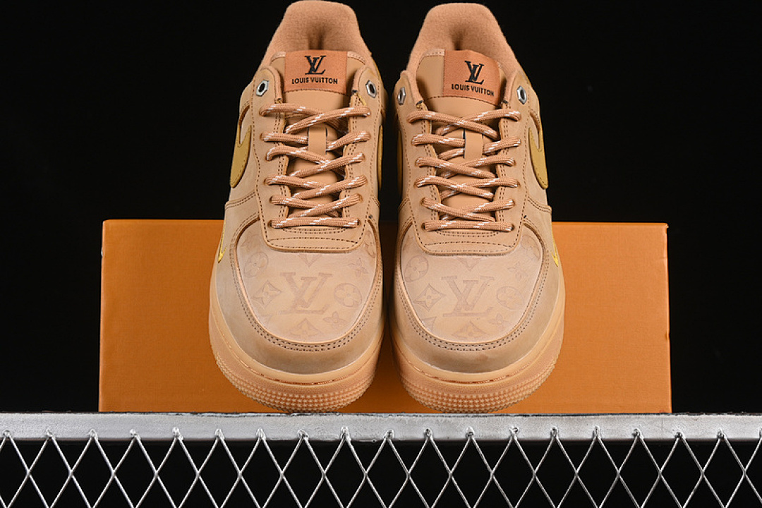 Nike [CJ9179-200]-[LV AIR FORCE 1 07 LOW FLAX/GUM LIGHT BROWN/BLACK/WHEAT]-[WOMAN:36-39]-[MAN:40-45] - Image 14