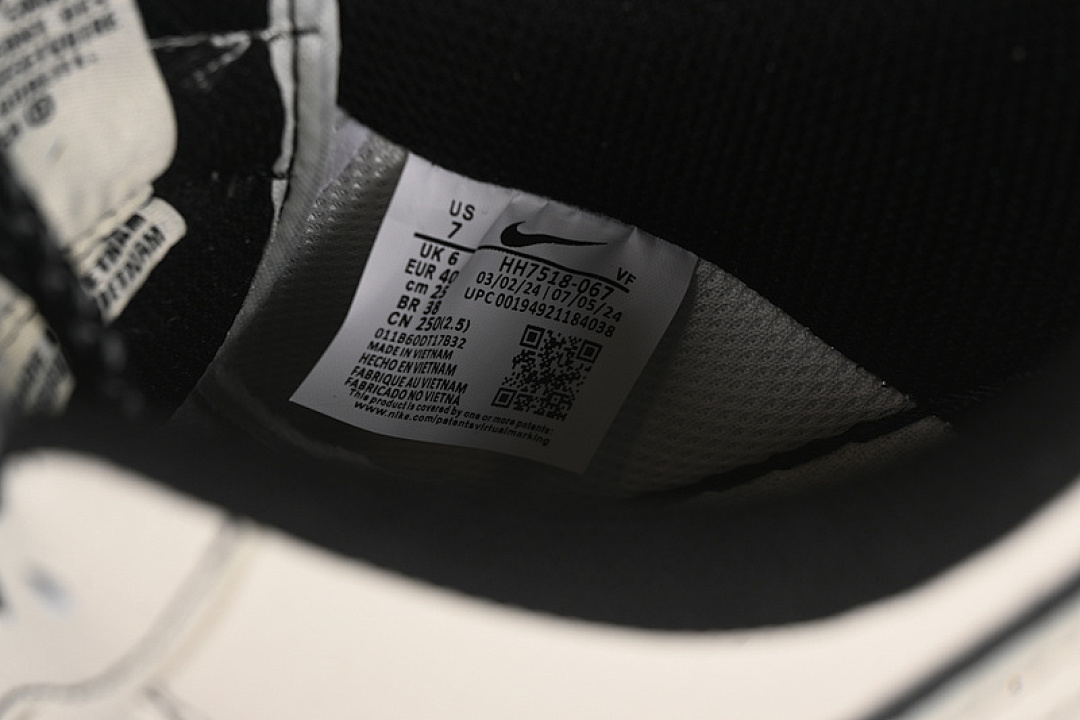 Nike [HH7518-067]-[AIR FORCE 1 07 LOW BAPE WHITE/BLACK]-[WOMAN:36-39]-[MAN:40-45] - Image 5