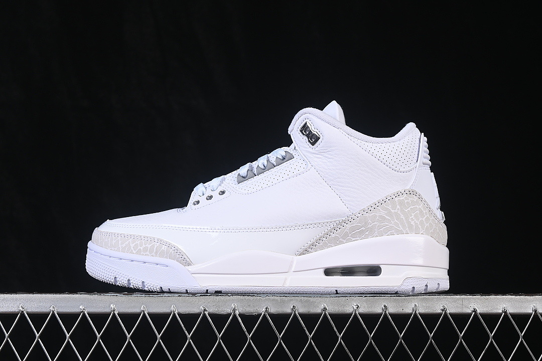 Jordan [CT8532-111]-[JORDAN 3 RETRO WHITE/WHITE/METALLIC SILVER]-[MAN:40-48.5], photo 1