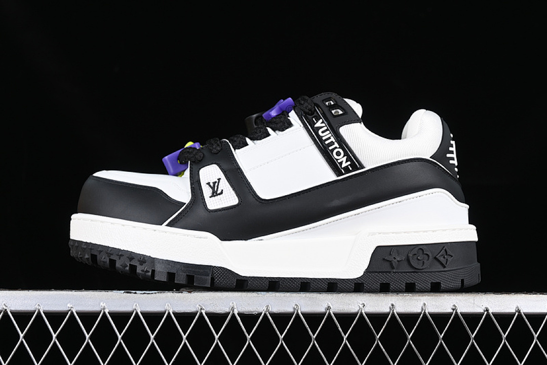 Louis Vuitton [TRAINER WHITE/BLACK/GREY/PURPLE]-[MAN:39-45] - Image 2