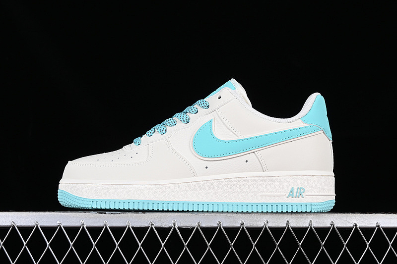 Nike Nike AIR FORCE 1 07 LOW OFF WHITE/GREY/BLUE · GL6835-006, photo 1