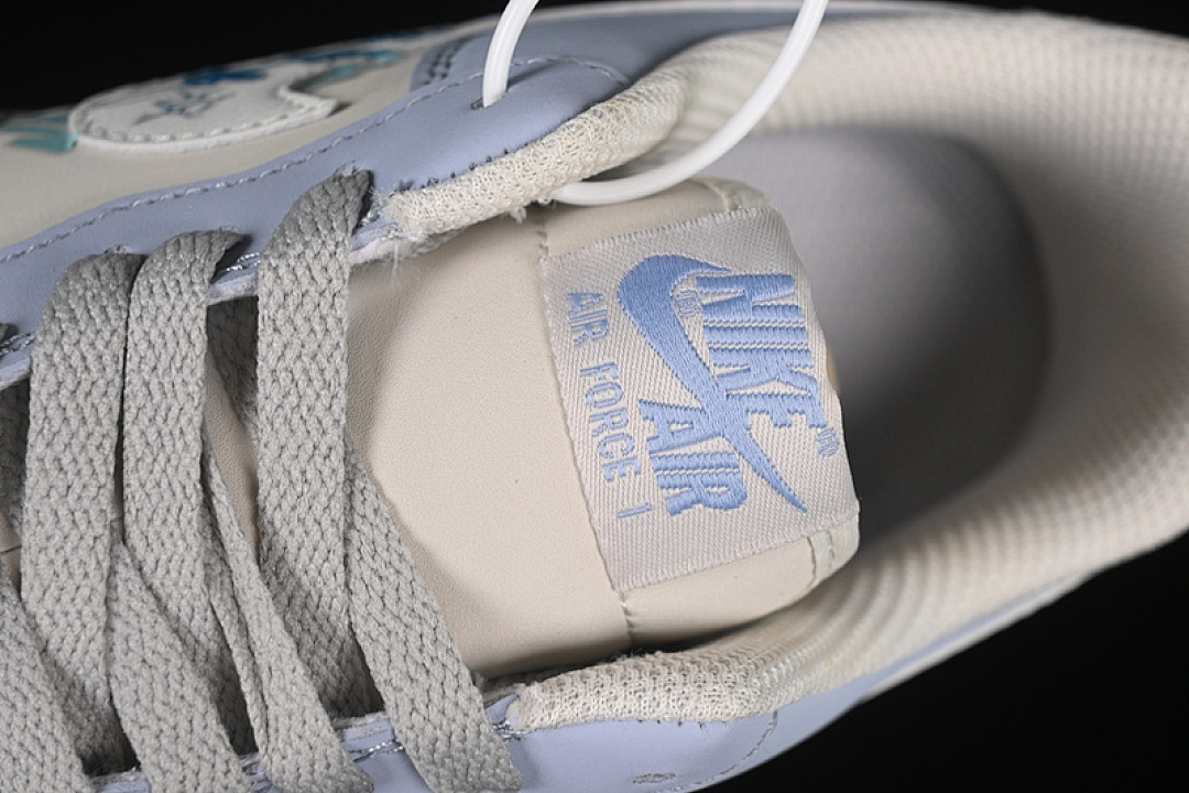 Nike [DB3301-991]-[AIR FORCE 1 07 LOW BLUE STAR LOVE GREY/BLUE]-[WOMAN:36-39]-[MAN:40-45] - Image 10