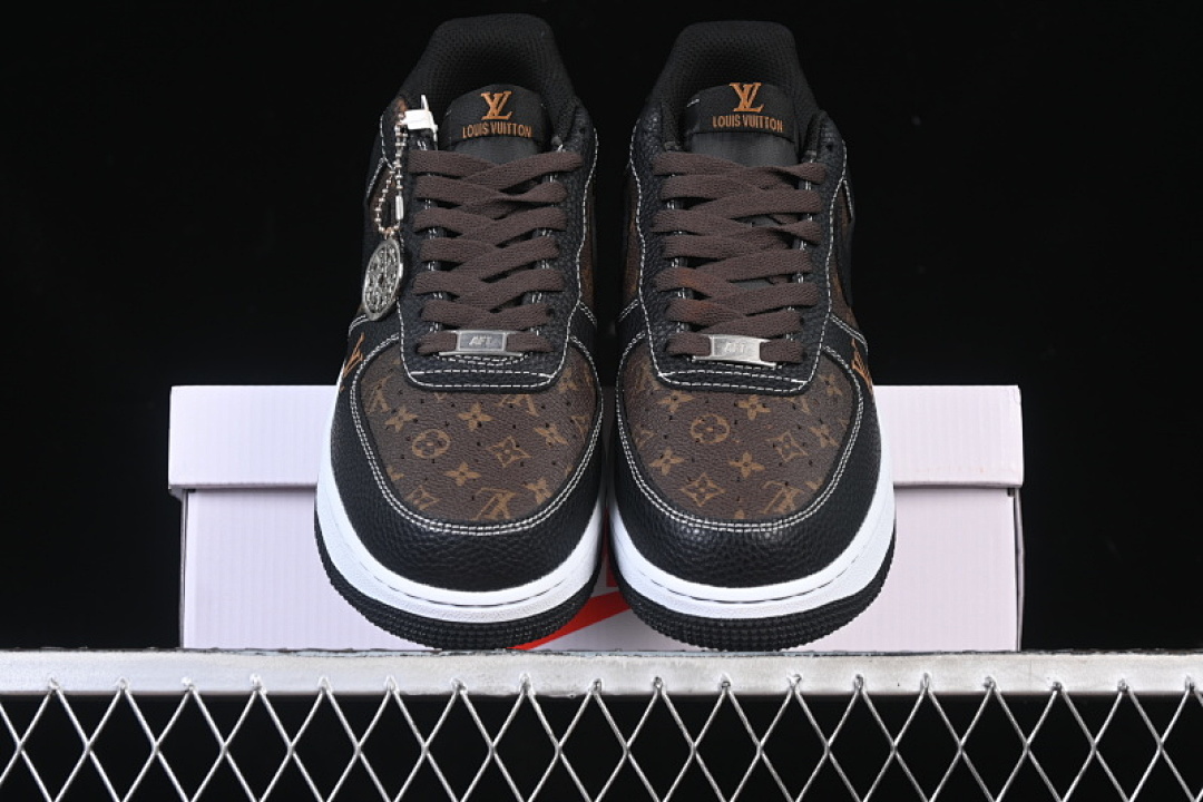 Nike [CZ3986-002]-[AIR FORCE 1 07 LOW LV BLACK/BROWN/WHITE]-[WOMAN:36-39]-[MAN:40-45] - Image 13