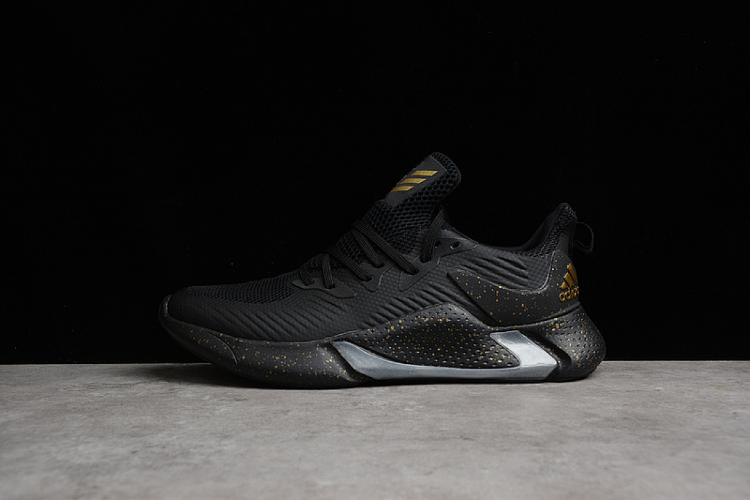 ALPHABOUNCE DEAE 2.0 SHOES CORE BLACK/CORE BLACK/METALLIC GOLD · EG6089, photo 1
