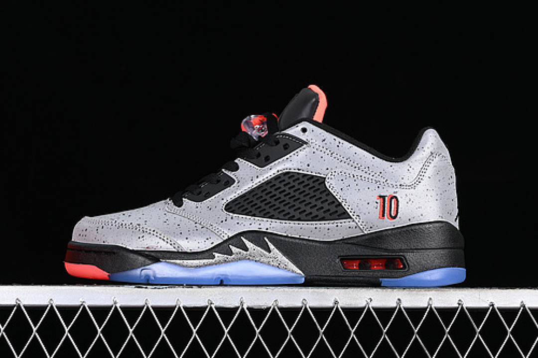 Jordan [846316-025]-[AIR JORDAN 5 LOW NEYMAR GREY/BLACK/BLUE]-[WOMAN:36-39]-[MAN:40-47.5], photo 1