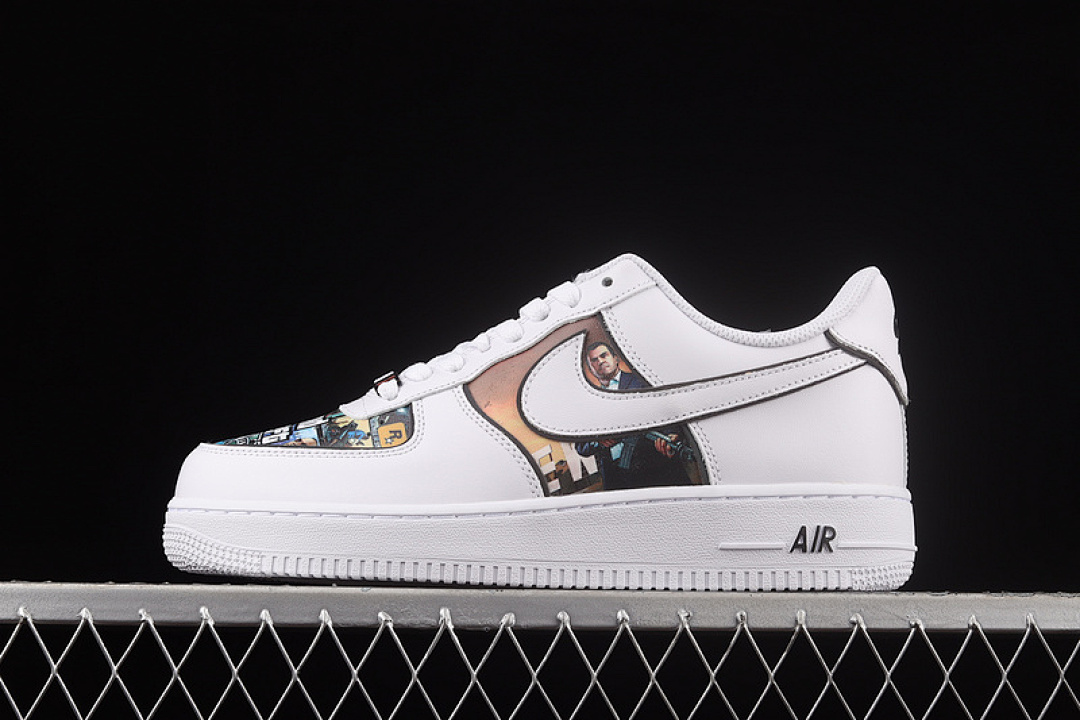 Nike [CW2288-302]-[AIR FORCE 1 07 LOW WHITE/BLACK]-[WOMAN:36-39]-[MAN:40-45], photo 1