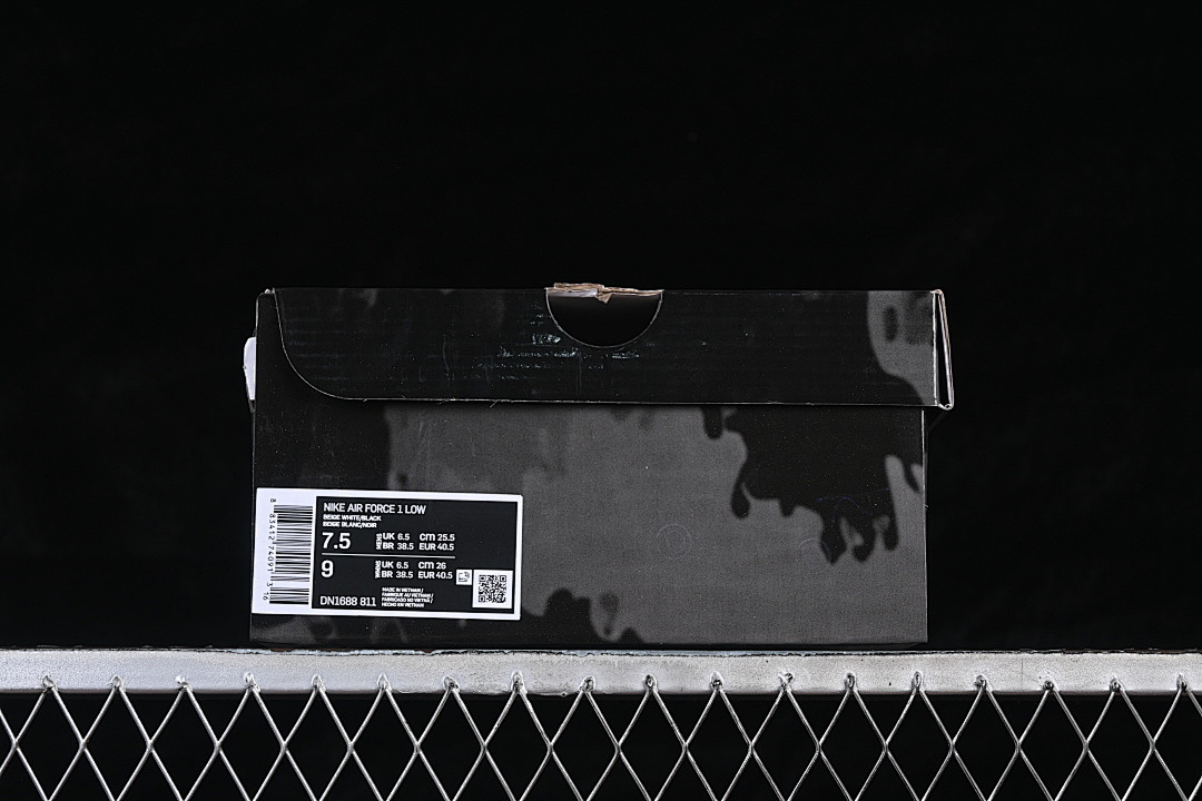 Nike [DN1688-811]-[AIR FORCE 1 07 LOW WHITE/BLACK/NAVY BLUE]-[WOMAN:36-39]-[MAN:40-45] - Image 12
