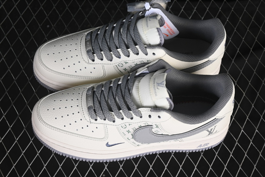 Nike [HH7518-079]-[AIR FORCE 1 07 LOW CASUAL SNEAKERS GREY/WHITE]-[WOMAN:36-39]-[MAN:40-45] - Image 10