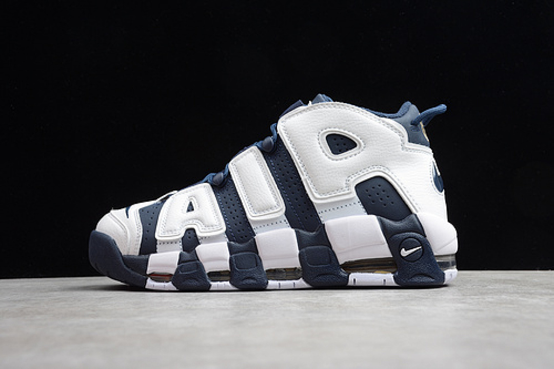 Nike [414962-104]-[AIR MORE UPTEMPO OLYMPICS WHITE/MIDNIGHT NAVY]-[WOMAN:36-39]-[MAN:40-45], photo 1