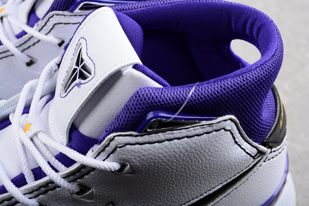 Nike [AQ2728-105]-[ZOOM KOBE 1 PROTRO 81 POINTS WHITE/BLACK/COURT PURPLE]-[MAN:40-46] - Image 5