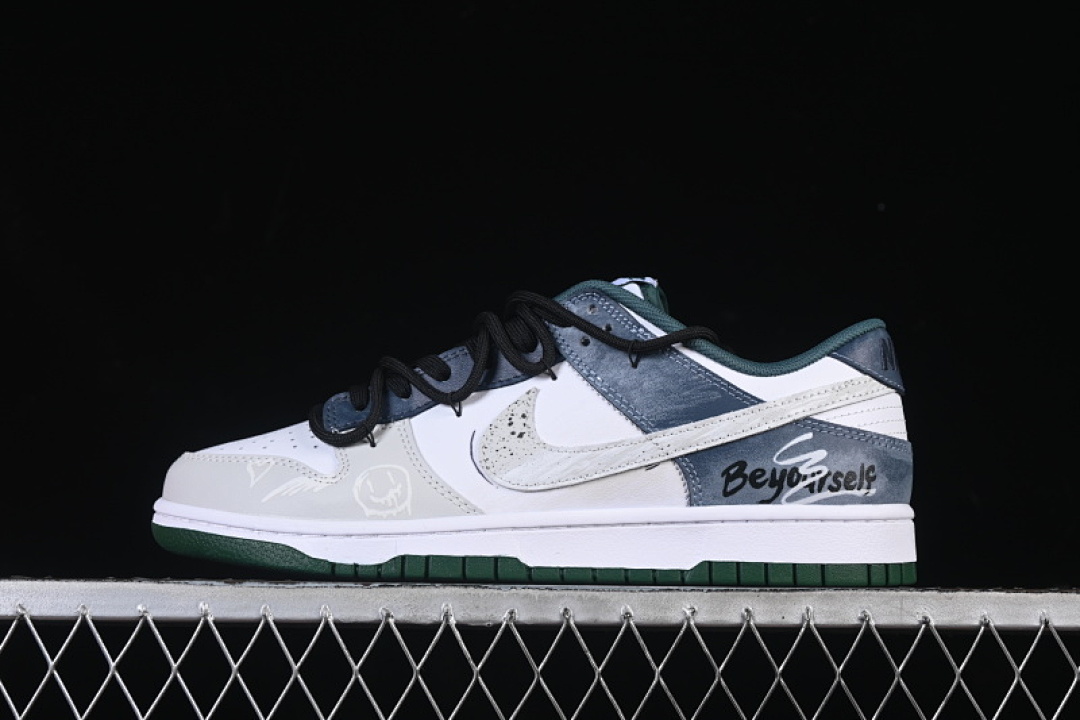 Unbranded [DV0833-111]-[DUNK LOW BANDAGE CASUAL SNEAKERS NAVY BLUE/WHITE/GREY/BLACK]-[MAN:40-46], photo 1