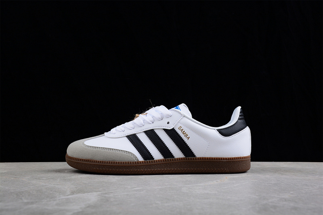 Adidas Adidas SAMBA VEGAN SHOES CLOUD WHITE/CORE BLACK/GUM · H01877, photo 1