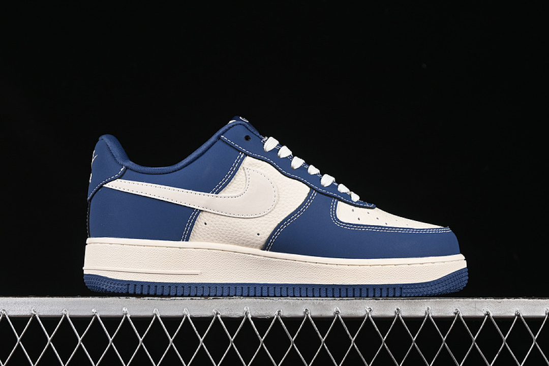 Nike [KK1988-085]-[AIR FORCE 1 07 LOW WHITE/BLUE]-[WOMAN:36-39]-[MAN:40-45] - Image 16