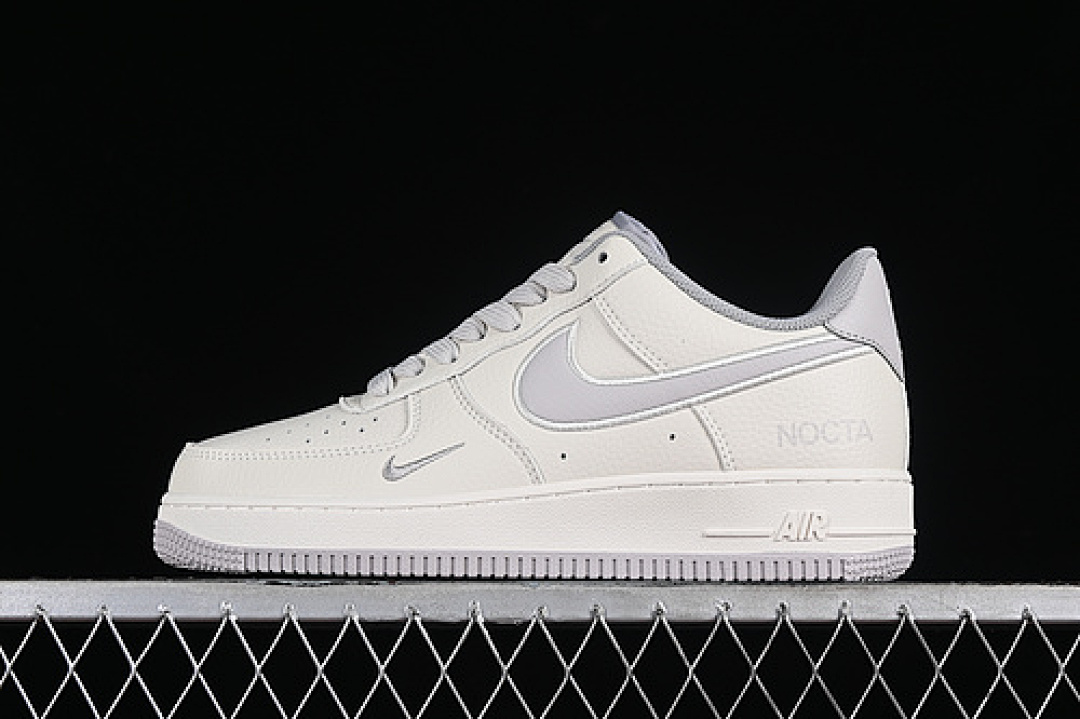Nike [NO0224-021]-[NOCTA AIR FORCE 1 07 LOW WHITE/GREY]-[WOMAN:36-39]-[MAN:40-45], photo 1
