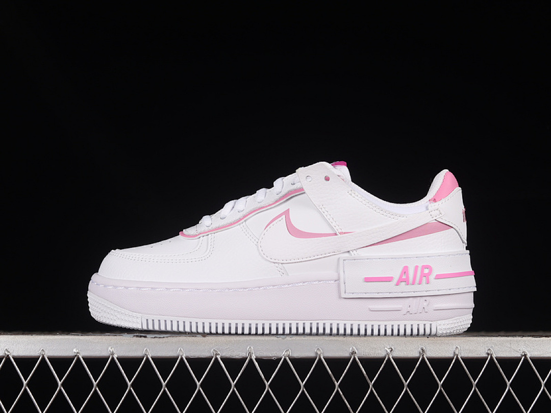 Nike [CI0919-102]-[AIR FORCE 1 SHADOW WHITE/WHITE/MAGIC FLAMINGO]-[WOMAN:35.5-40], photo 1
