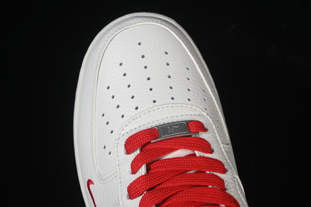 Nike [SC0601-570]-[AIR FORCE 1 07 LOW WHITE/RED]-[WOMAN:36-39]-[MAN:40-45] - Image 9