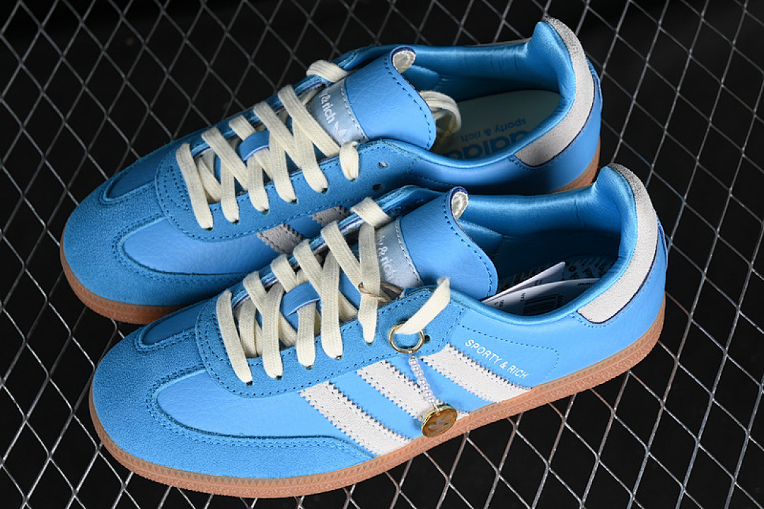 Adidas [IE6975]-[SAMBA OG SPORTY&RICH GREY/BLUE/BROWN]-[WOMAN:35-39]-[MAN:40-46] - Image 11