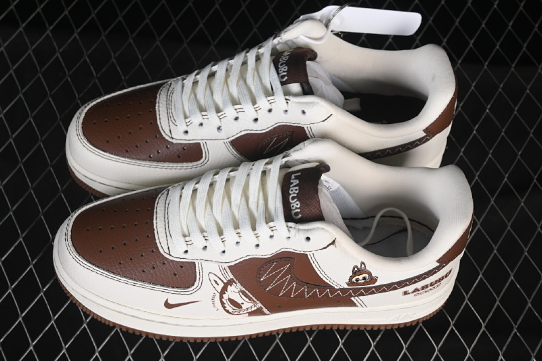 Nike [XL1979-105]-[AIR FORCE 1 07 LOW WHITE/BROWN]-[WOMAN:36-39]-[MAN:40-45] - Image 11