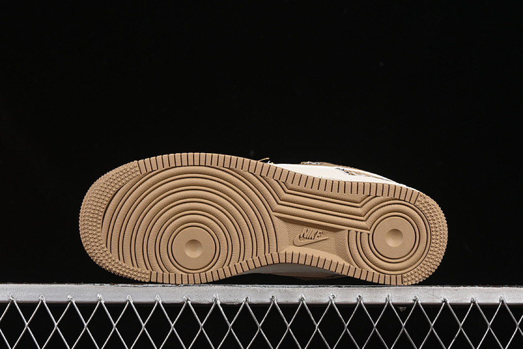 Nike [XS1958-582]-[AIR FORCE 1 07 LOW LV WHITE/KHAKI]-[WOMAN:36-39]-[MAN:40-45] - Image 15