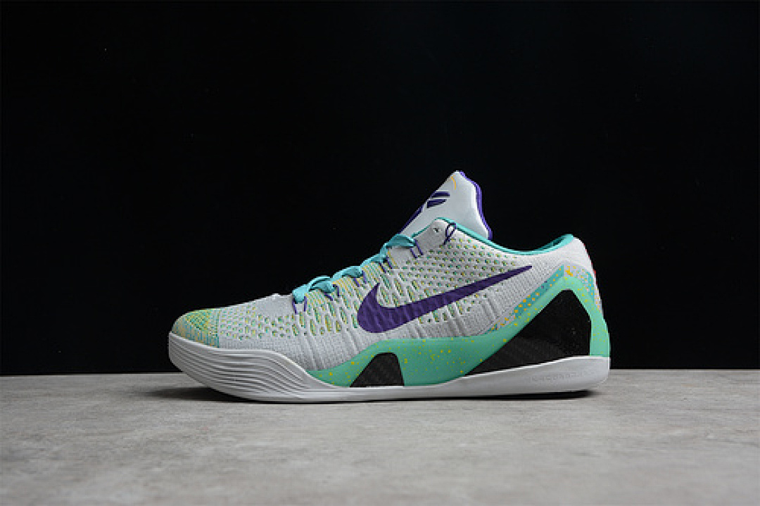 Nike [630487-005]-[KOBE 9 ELITE LOW GREY/PURPLE/SKY BLUE]-[MAN:40-46] - Image 2