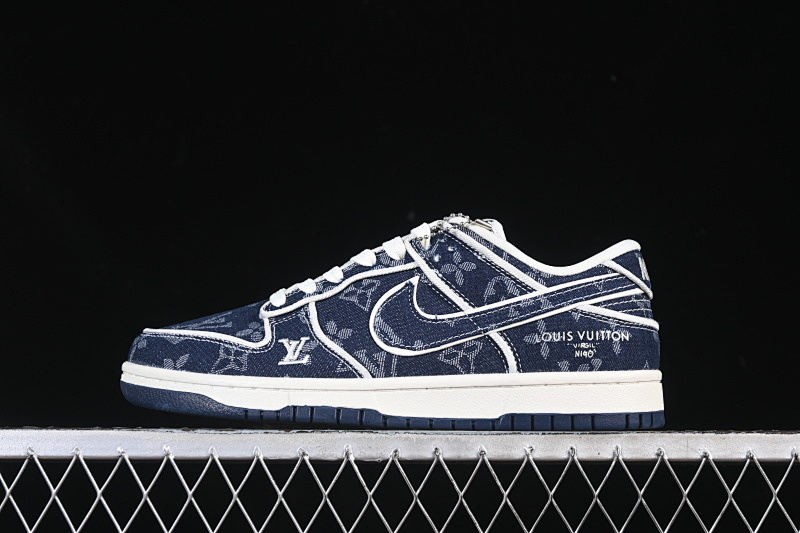 Louis Vuitton Nike SB DUNK LOW LV WHITE/BLUE · SC0601-469, photo 1