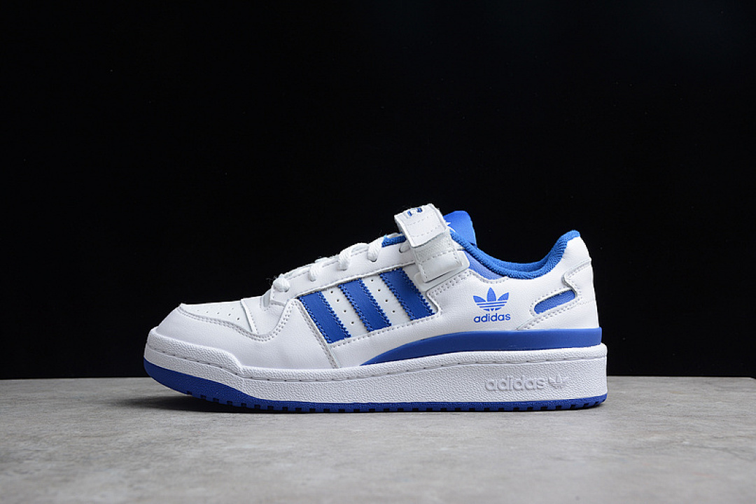Unbranded [FY7756]-[FORUM LOW SHOES CLOUD WHITE/CLOUD WHITE/ROYAL BLUE]-[WOMAN:36-39]-[MAN:40-45], photo 1