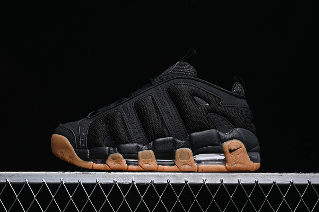 Nike Nike AIR MORE UPTEMPO LOW BLACK/GUM · FZ3055-003, photo 1