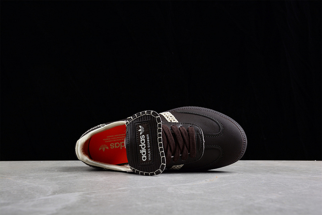 Adidas [FX7517]-[WALES BONNER X SAMBA SHOES BLACK/CREAM WHITE/CORE BLACK]-[WOMAN:36-39]-[MAN:40-45] - Image 12