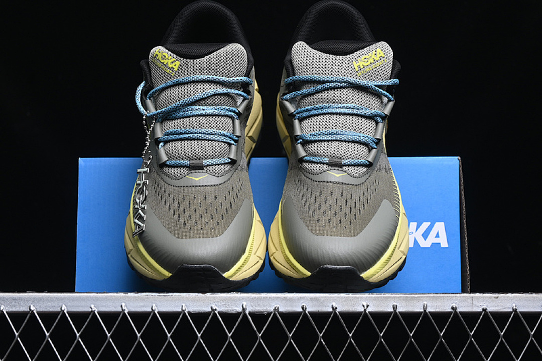 Hoka [1141610 OHCRT]-[HOKA ONE SKYLINE-FLOAT X GREY/YELLOW/BLUE]-[WOMAN:36-39]-[MAN:40-45] - Image 13