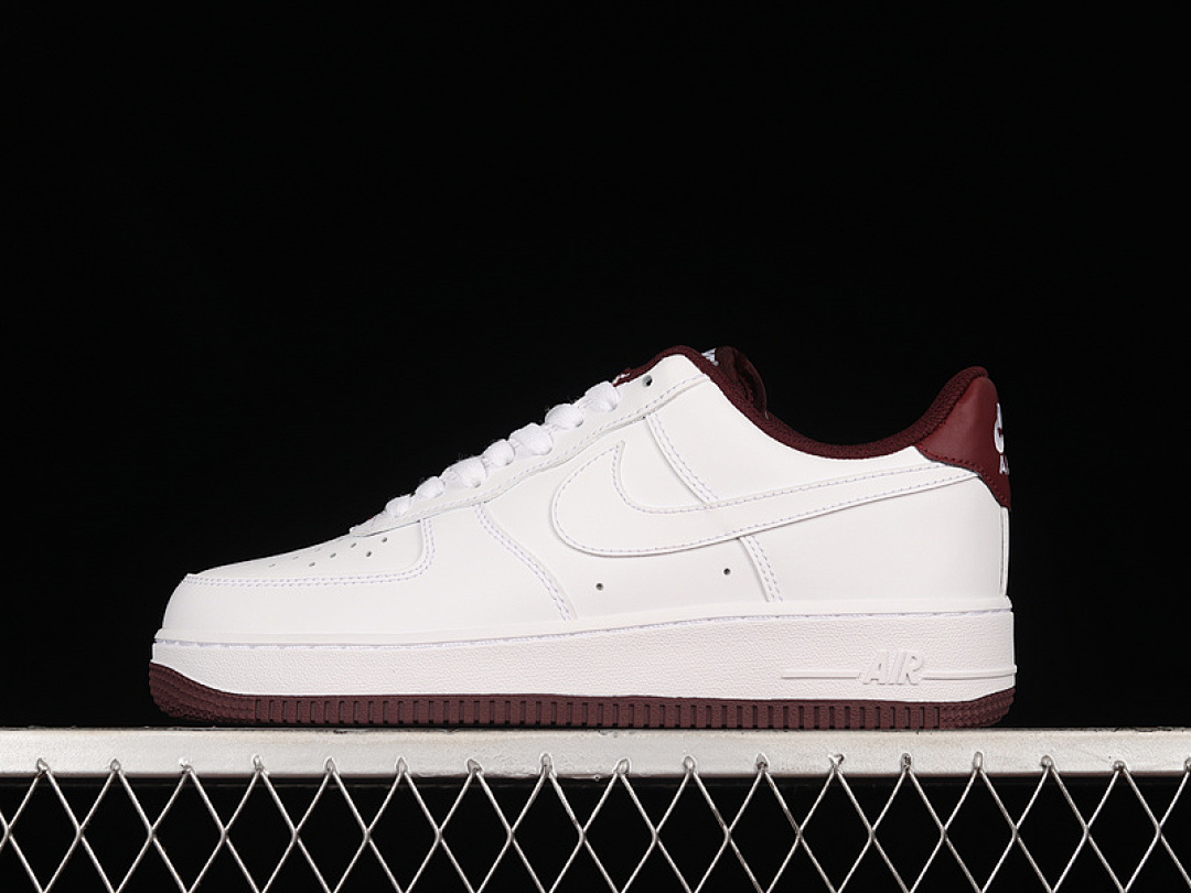 Nike [DH7561-106]-[AIR FORCE 1 LOW WHITE/WHITE/DARK BEETROOT]-[WOMAN:36-39]-[MAN:40-45], photo 1