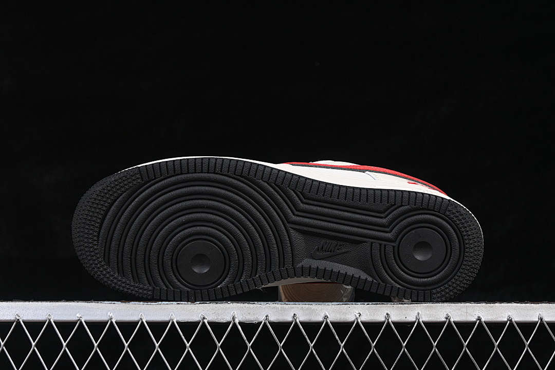 Nike [MZ9588-819]-[AIR FORCE 1 07 LOW CASUAL SNEAKERS RED/BLACK/BEIGE]-[WOMAN:36-39]-[MAN:40-45] - Image 14