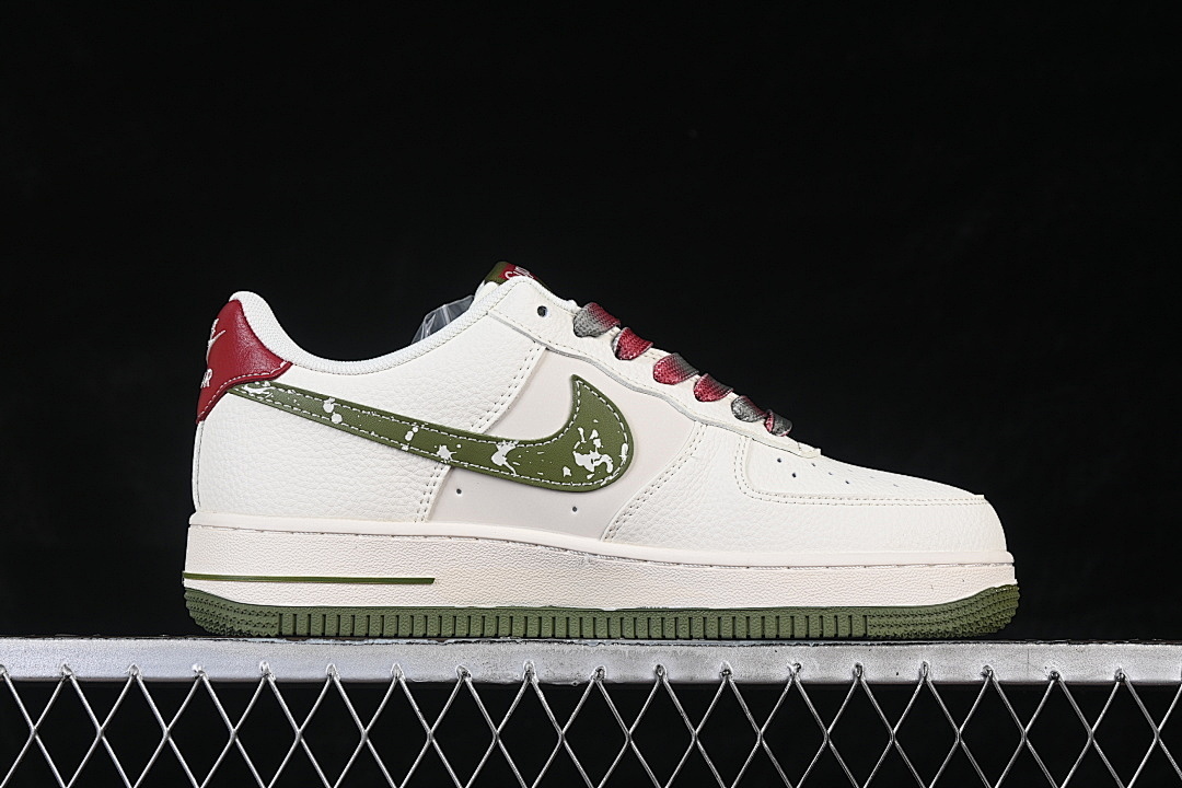 Nike [QW5606-273]-[AIR FORCE 1 07 LOW WHITE/GREEN/RED]-[WOMAN:36-39]-[MAN:40-45] - Image 16