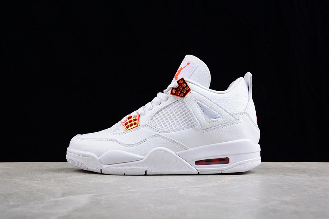Jordan [CT8527-118]-[AIR JORDAN 4 RETRO ORANGE METALLIC WHITE/TOTAL ORANGE/METALLIC SILVER]-[40-48], photo 1