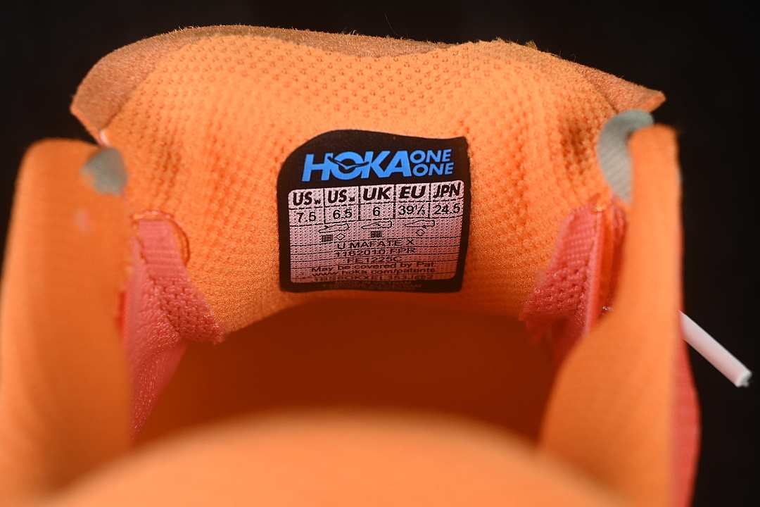 Hoka [1162010 FPR]-[LIGHTWEIGHT MOUNTAIN RUNNING SHOES RED/ORANGE/WHITE]-[WOMAN:36-39]-[MAN:40-45] - Image 5