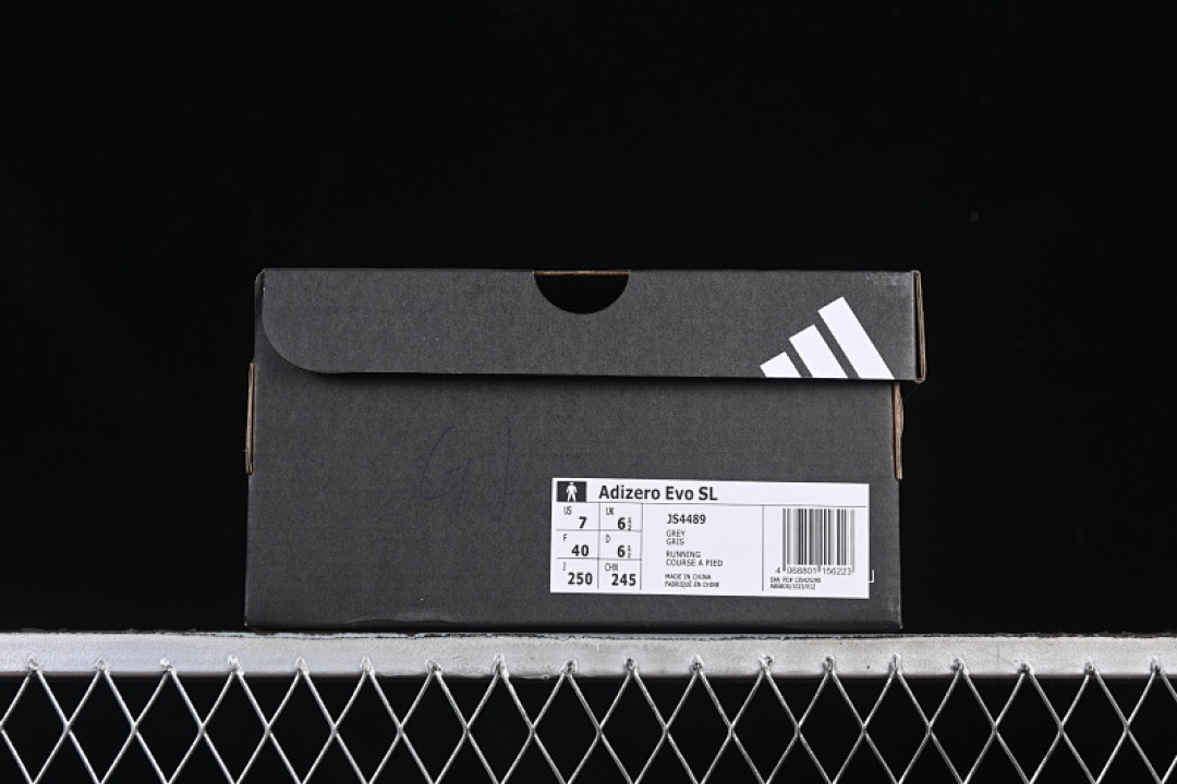 Adidas [JS4489]-[EVO SL BREATHABLE RUNNING SHOES DARK GRAY/WHITE/BLUE]-[WOMAN:36-39]-[MAN:40-45] - Image 11