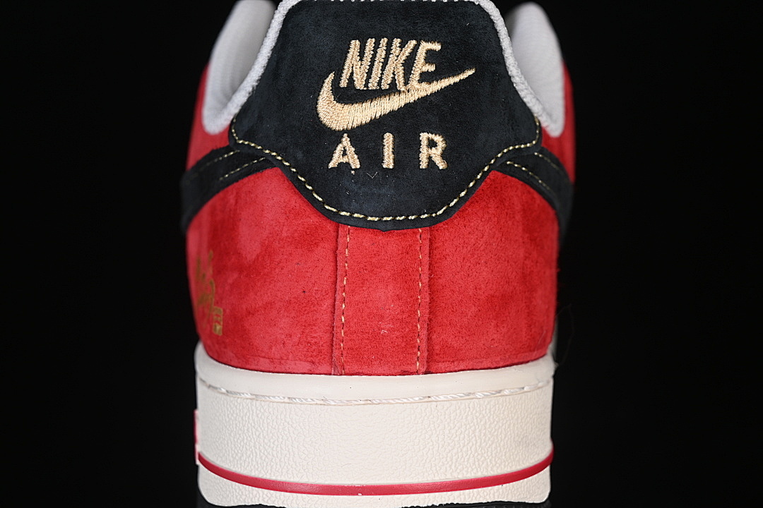 Nike [QW5288-117]-[AIR FORCE 1 07 LOW WHITE/BLACK/RED/GOLD]-[WOMAN:36-39]-[MAN:40-45] - Image 7
