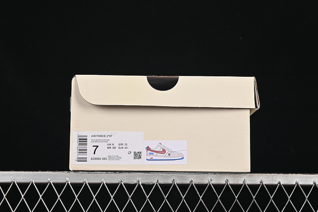 Nike [SC0601-565]-[AIR FORCE 1 7 LOW WHITE/RED/BLUE]-[WOMAN:36-39]-[MAN:40-45] - Image 12