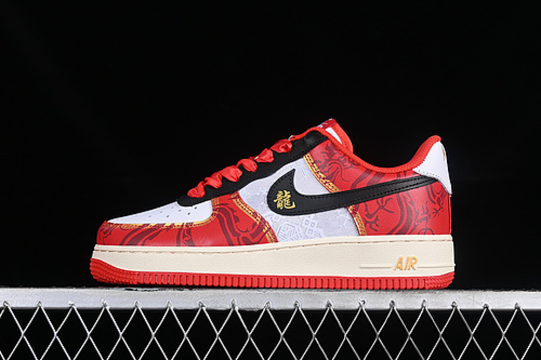 Nike [FN7439-133]-[AIR FORCE 1 07 LOW CNY UNIVERSITY RED/COCONUT MILK/BLACK]-[UNISEX:35.5-47.5], photo 1
