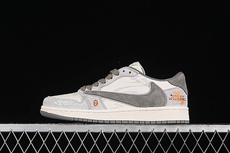 Jordan TRAVIS SCOTT X FRAGMENT DESIGN AIR Jordan 1 LOW OG SP WHITE/GREY/GREEN · DM6688-610, photo 1