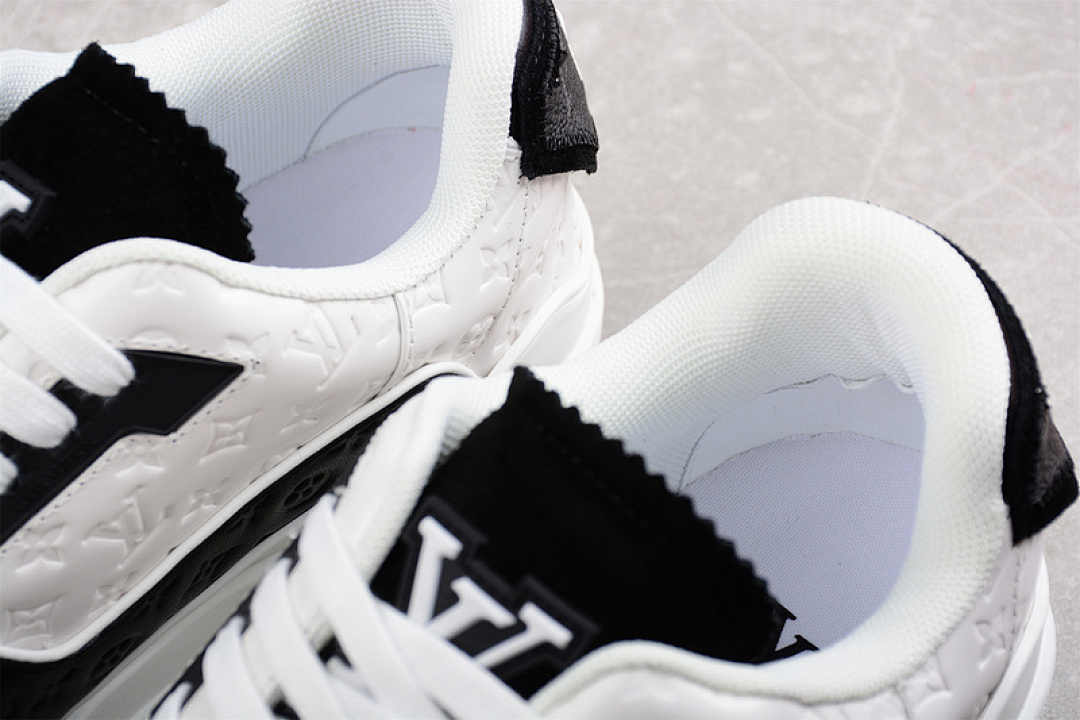 Louis Vuitton [L*V TRAINER LOW SNEAKER WHITE/WHITE/BLACK]-[WOMAN:35-39]-[MAN:40-45] - Image 8