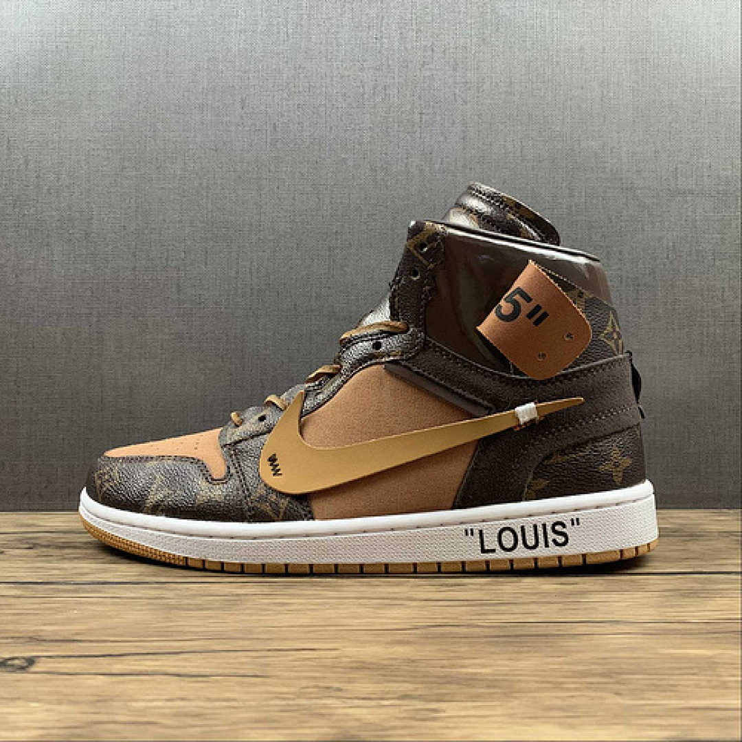 Jordan Jordan [AIR 1 X LV BROWN/LIGHT BROWN/WHITE]-[WOMAN:36-39]-[MAN:40-47.5], photo 1