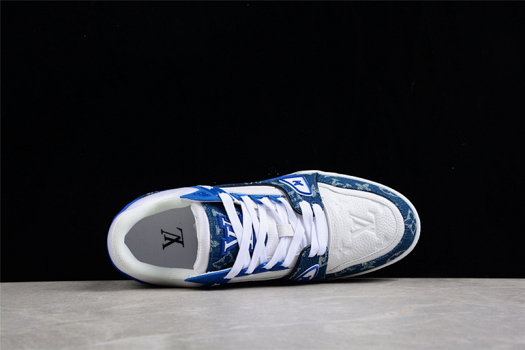 Louis Vuitton [L*V TRAINER SNEAKERS DARK BLUE/WHITE/DARK BLUE]-[MAN:38-45] - Image 14